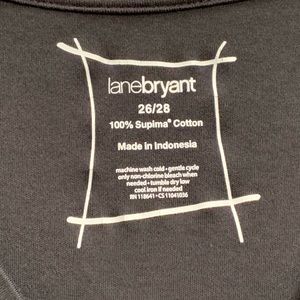 Lane Bryant Tops - Lane Bryant Black Short Sleeve Tee 26/28 Lane Bryant Tops - Lane Bryant Black Short Sleeve Tee 26/28